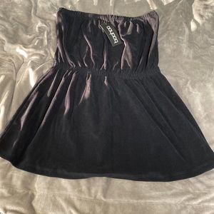 Black poolside dress